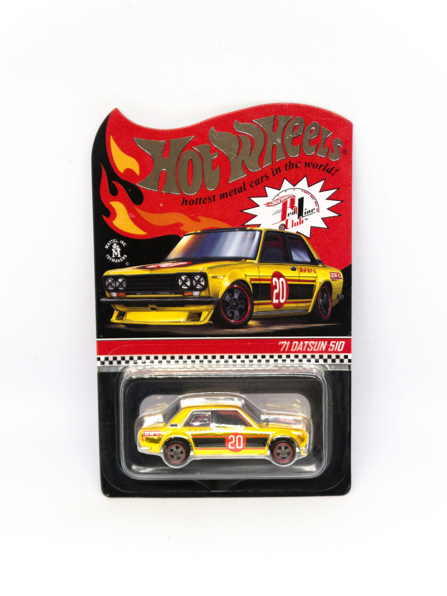 Red Line Club RLC Datsun 510 Gold #11699