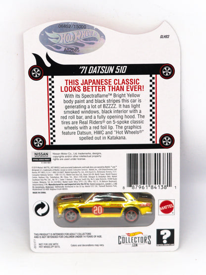 Red Line Club RLC Datsun 510 Gold #11699