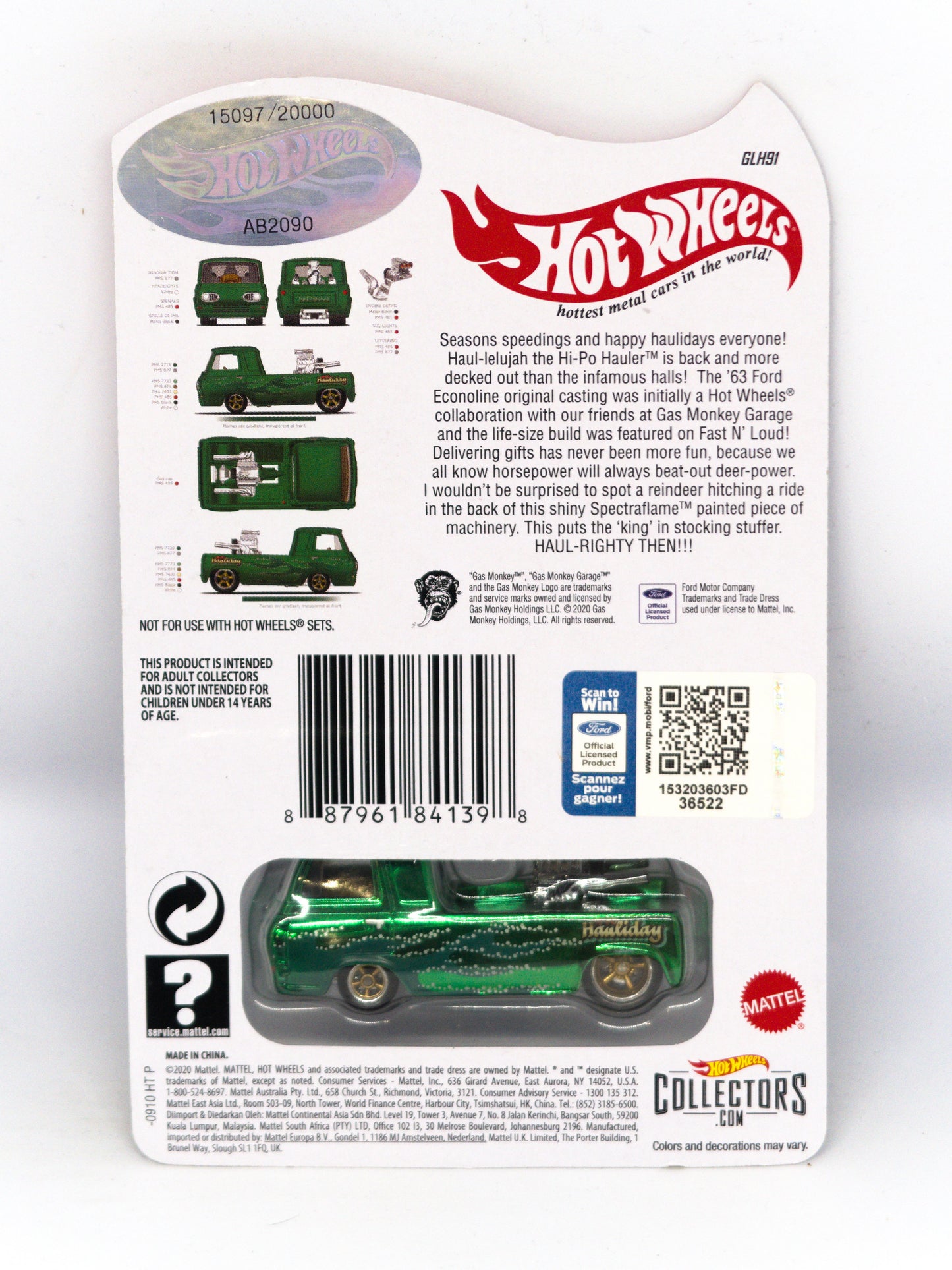 Red Line Club RLC Hi-Po Hauler Green #15097