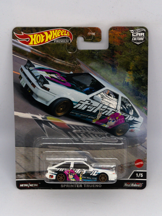 Toyota AE86 Sprinter Trueno Premium White