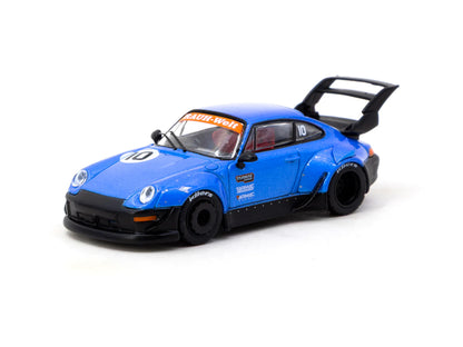 *PRESALE Tarmac Works Porsche RWB 993 10th Anniversary Niebieski