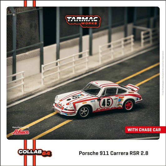 *PRESALE Tarmac Works Porsche 911 Carrera RSR #45 24H Le Mans Winner Biały *ZAMKNIĘTY