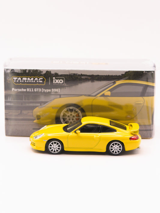 Tarmac Works Porsche 911 GT3 996 Żółty