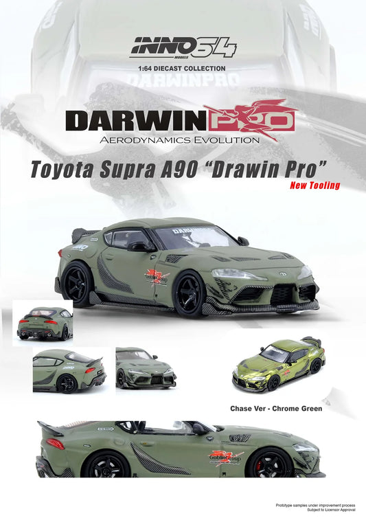 *PRESALE Inno64 Toyota Supra A90 Darwin Pro Zielony *ZAMKNIĘTY!
