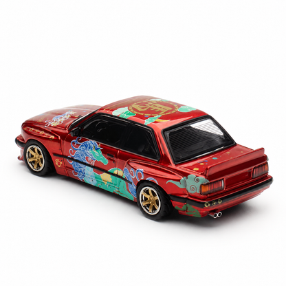 *PRESALE Inno64 BMW M3 E30 Rocket Bunny Czerwony Chinese New Year Special Edition