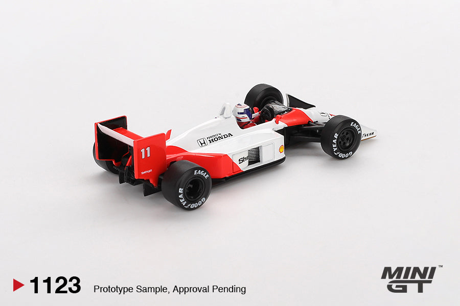 *PRESALE Mini GT #1123 McLaren MR4/4 #11 Alain Prost Japanese GP 1988 *PUDEŁKO